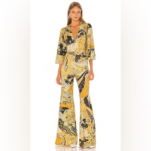 COPY - Free People Night Fever Jumpsuit - Picture 1 of 6